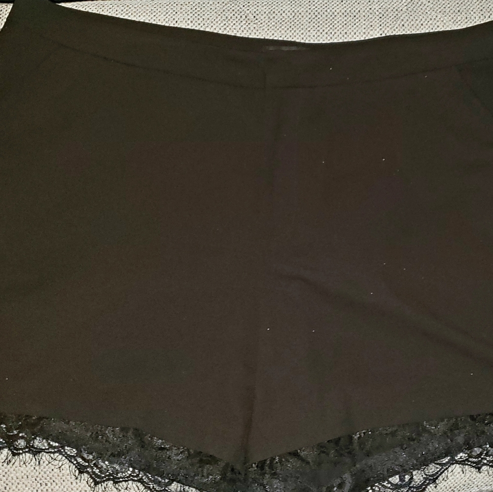 Black dress shorts